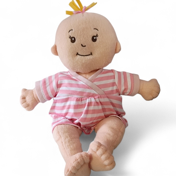 The Manhattan Toy Company Other - Manhattan Toy Company 14" Baby Stella Plush Girl Pink Doll 2014 Removable Top